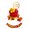 Galatasaray Temalı Pasta | Kişiye Özel Taraftar Pastası | Maltepe Pasta