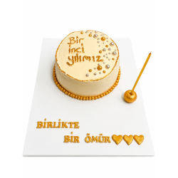 Gold Konsept Butik Pasta | Söz, Nişan ve Yıldönümü Pastası
